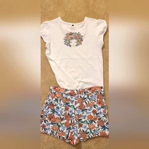 Janie and Jack Matching shirt and shorts